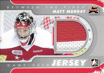 2011-12 In The Game Between The Pipes - Game Used Jersey Silver #M-57 Matt Murray Front