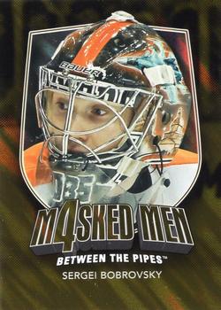 2011-12 In The Game Between The Pipes - Masked Men IV Gold #MM-08 Sergei Bobrovsky Front