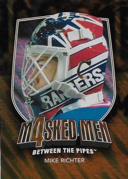 2011-12 In The Game Between The Pipes - Masked Men IV Gold #MM-38 Mike Richter Front