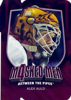 2011-12 In The Game Between The Pipes - Masked Men IV Ruby Die Cuts #MM-02 Alex Auld Front
