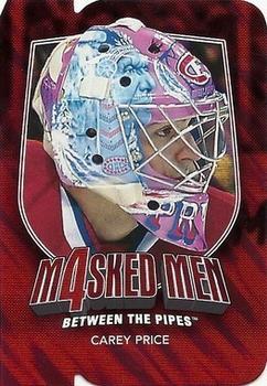 2011-12 In The Game Between The Pipes - Masked Men IV Ruby Die Cuts #MM-35 Carey Price Front