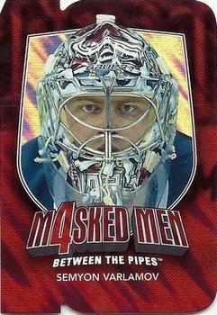 2011-12 In The Game Between The Pipes - Masked Men IV Ruby Die Cuts #MM-47 Semyon Varlamov Front