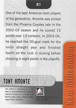 2011-12 In The Game Broad Street Boys - Gold #81 Tony Amonte Back