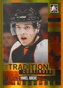 2011-12 In The Game Broad Street Boys - Gold #90 Daniel Briere Front