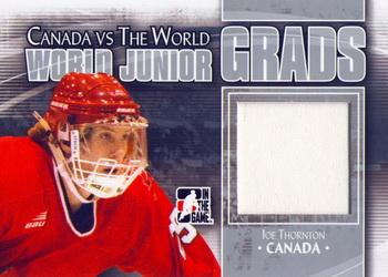2011-12 In The Game Canada vs. The World - World Junior Grads Silver #WJG-04 Joe Thornton Front