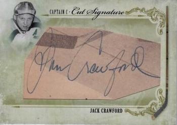 2011-12 In The Game Captain-C - Cut Autographs #CSJC Jack Crawford Front