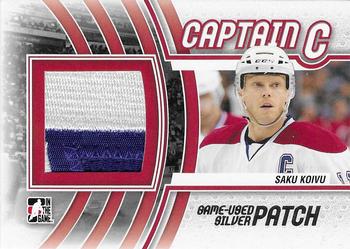 2011-12 In The Game Captain-C - Jerseys Patch Silver #M-49 Saku Koivu Front