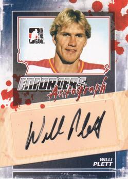 2011-12 In The Game Enforcers - Autographs #A-WP Willi Plett Front