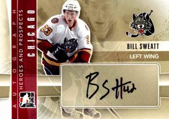 2011-12 In The Game Heroes and Prospects - Autographs #A-BSW Bill Sweatt Front