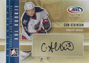 2011-12 In The Game Heroes and Prospects - Autographs #A-CA Cam Atkinson Front