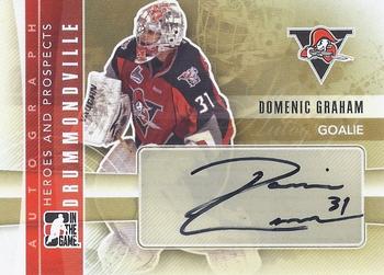 2011-12 In The Game Heroes and Prospects - Autographs #A-DG Domenic Graham Front