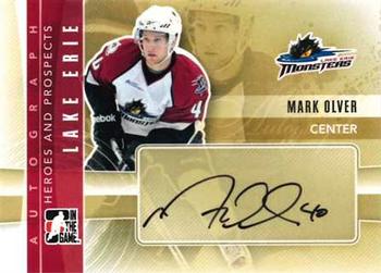 2011-12 In The Game Heroes and Prospects - Autographs #A-MO Mark Olver Front