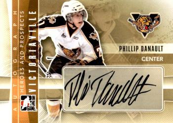 2011-12 In The Game Heroes and Prospects - Autographs #A-PD Phillip Danault Front