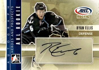 2011-12 In The Game Heroes and Prospects - Autographs #A-RE Ryan Ellis Front