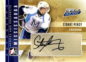 2011-12 In The Game Heroes and Prospects - Autographs #A-SP Stuart Percy Front