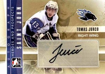 2011-12 In The Game Heroes and Prospects - Autographs #A-TJ Tomas Jurco Front