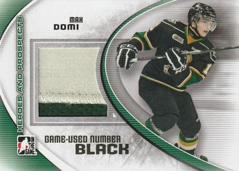 2011-12 In The Game Heroes and Prospects - Game-Used Jerseys Black #M-32 Max Domi Front