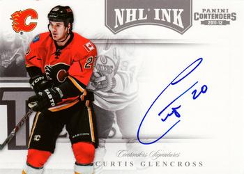 2011-12 Panini Contenders - NHL Ink #3 Curtis Glencross Front