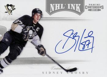 2011-12 Panini Contenders - NHL Ink #56 Sidney Crosby Front