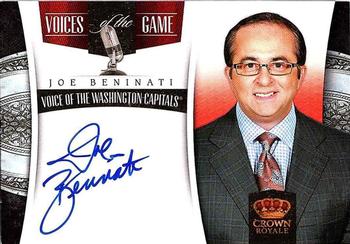 2011-12 Panini Crown Royale - Voices of the Game Signatures #8 Joe Beninati Front