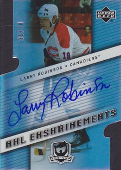 2006-07 Upper Deck The Cup - Enshrinements #E-LR Larry Robinson Front