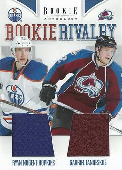 2011-12 Panini Rookie Anthology - Rookie Rivalry Dual Jerseys #52 Ryan Nugent-Hopkins / Gabriel Landeskog Front