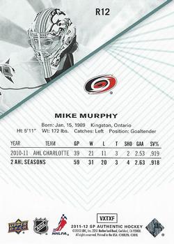 2011-12 SP Authentic - Rookie Extended #R12 Mike Murphy Back