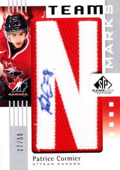 2011-12 SP Game Used - Team Marks Team Canada #TM-PC Patrice Cormier Front