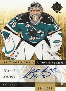 2011-12 Upper Deck Ultimate Collection #115 Harri Sateri Front