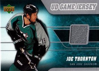 2006-07 Upper Deck - Game Jerseys #J-JT Joe Thornton Front