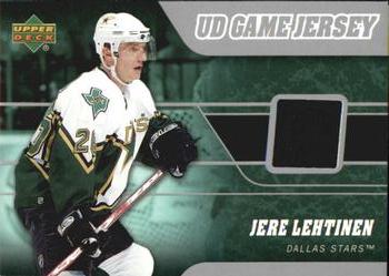 2006-07 Upper Deck - Game Jerseys #J-LE Jere Lehtinen Front