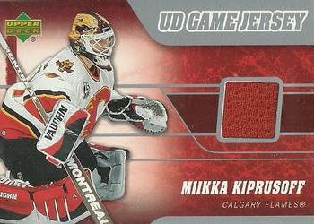 2006-07 Upper Deck - Game Jerseys #J-MK Miikka Kiprusoff Front