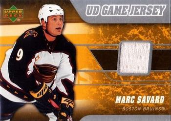 2006-07 Upper Deck - Game Jerseys #J-MS Marc Savard Front
