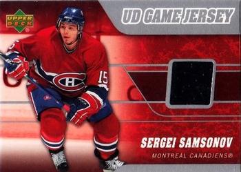 2006-07 Upper Deck - Game Jerseys #J2-SS Sergei Samsonov Front