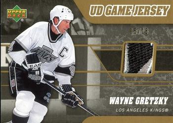 2006-07 Upper Deck - Game Jersey Patches #J2-WG Wayne Gretzky Front