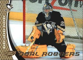 2006-07 Upper Deck Power Play - Goal Robbers #GR8 Marc-Andre Fleury Front