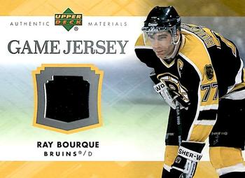 2007-08 Upper Deck - Game Jerseys #J-BO Ray Bourque Front