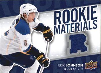 2007-08 Upper Deck - Rookie Materials #RM-EJ Erik Johnson Front