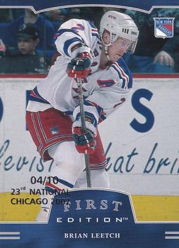 2002-03 Be a Player First Edition - Chicago 2002 23rd National #003 Brian Leetch Front