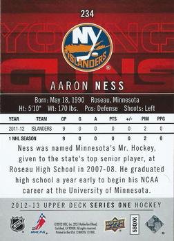 2012-13 Upper Deck #234 Aaron Ness Back