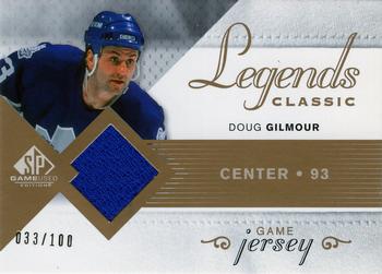 2007-08 SP Game Used - Legends Classic Game Jersey #HGJ-DG Doug Gilmour Front