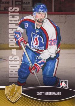 2012-13 In The Game Heroes and Prospects #25 Scott Niedermayer Front