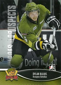 2012-13 In The Game Heroes and Prospects #56 Dylan Blujus Front