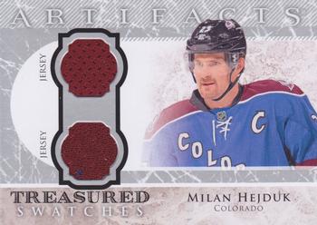 2012-13 Upper Deck Artifacts - Treasured Swatches Jerseys Blue #TS-MH Milan Hejduk Front