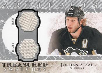 2012-13 Upper Deck Artifacts - Treasured Swatches Jerseys Blue #TS-ST Jordan Staal Front