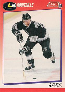 1991-92 Score Canadian Bilingual - Promos #3 Luc Robitaille Front