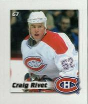 2002-03 NHL Power Play Stickers #67 Craig Rivet Front