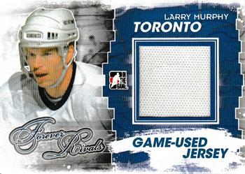 2012-13 In The Game Forever Rivals - Game Used Jerseys Blue/Red #M-12 Larry Murphy Front