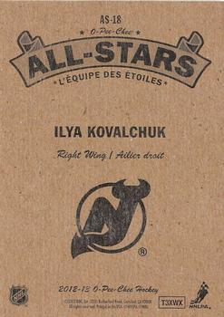 2012-13 O-Pee-Chee - All-Stars #AS-18 Ilya Kovalchuk Back
