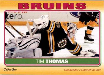 2012-13 O-Pee-Chee - Stickers #S-8 Tim Thomas Front